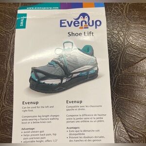 EVENup Shoe Lift, sz small 6-8 men, 5-8.5 Wmn